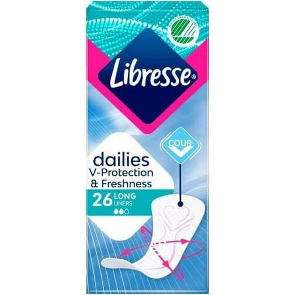 *Прокладки ежедневные Libresse Dailies Fresh Long №26 *Прокладки ежедневные Libresse Dailies Fresh Long №26