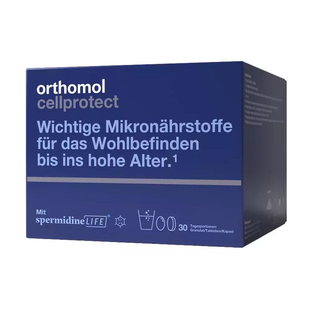 Вітаміни Ортомол Cellprotect /гран.+табл.+капс./гарне самопочуття до глибокої старості 30днів