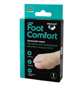 *Чехол захисний Milplast Foot Comfort при вальгусній деформації велик. пальця універс.№1