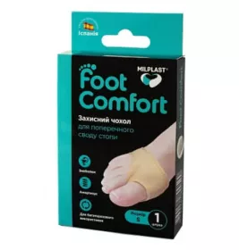 *Чехол защитный Milplast Foot Comfort для поперечного свода стопы р.S №1