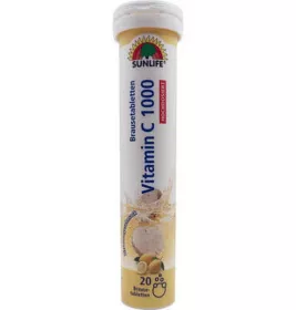 *Вітаміни Sunlife Vitamin C1000 табл. шипуч. №20