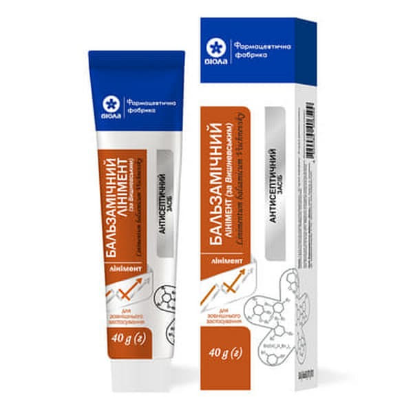 *Бальзамічний лінімент (за Вишневським) туба в упак. 40г ТМ Tabula Vita