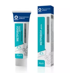 *Метровіол дента гель 20г ТМ Профі Фарм