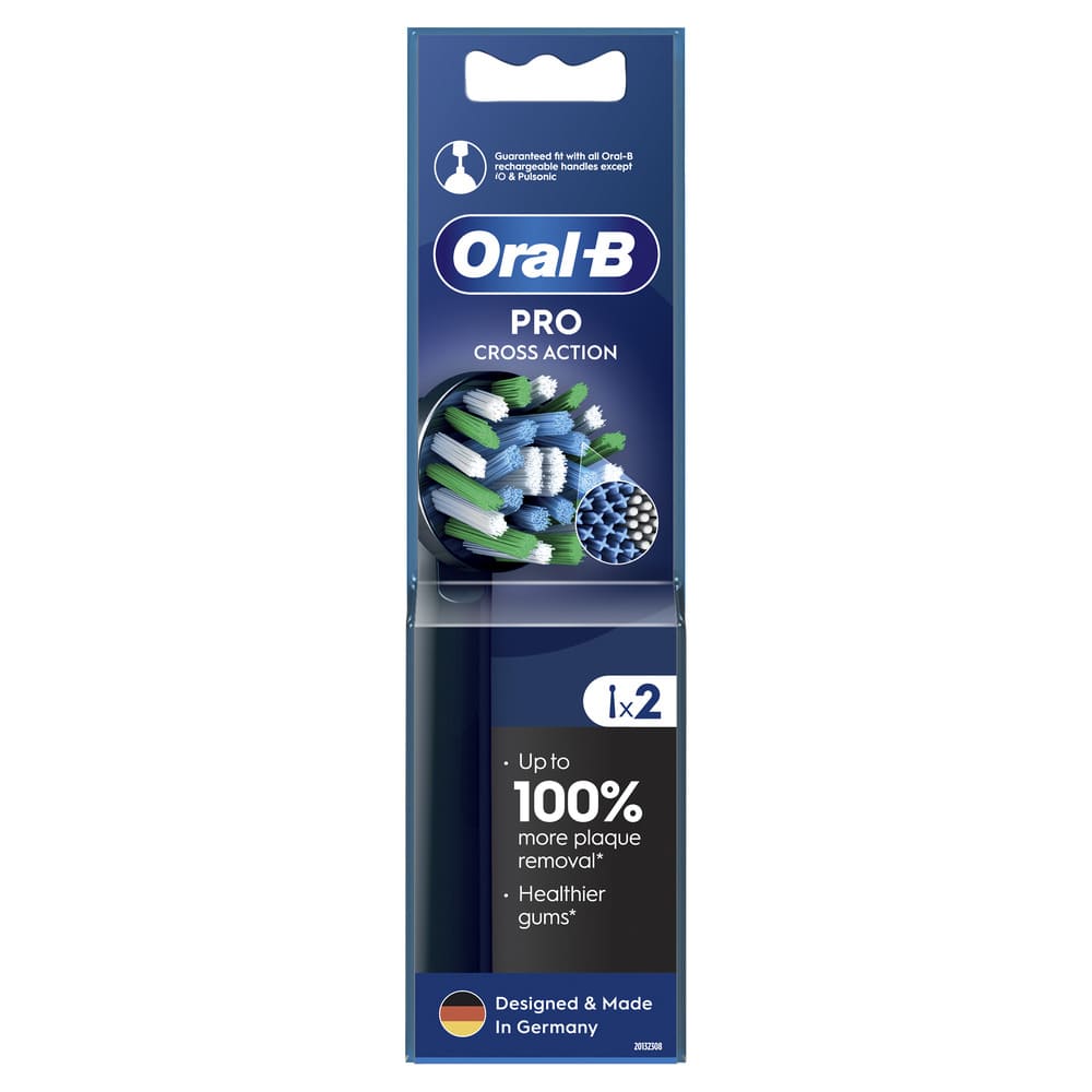 Насадка ORAL-B Cross Action EB50BRX для електр. зубної щітки №2 чорна
