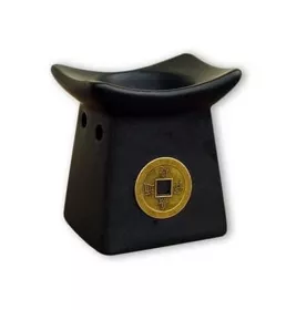 *Аромалампа Ароматика Пагода з монетою чорна