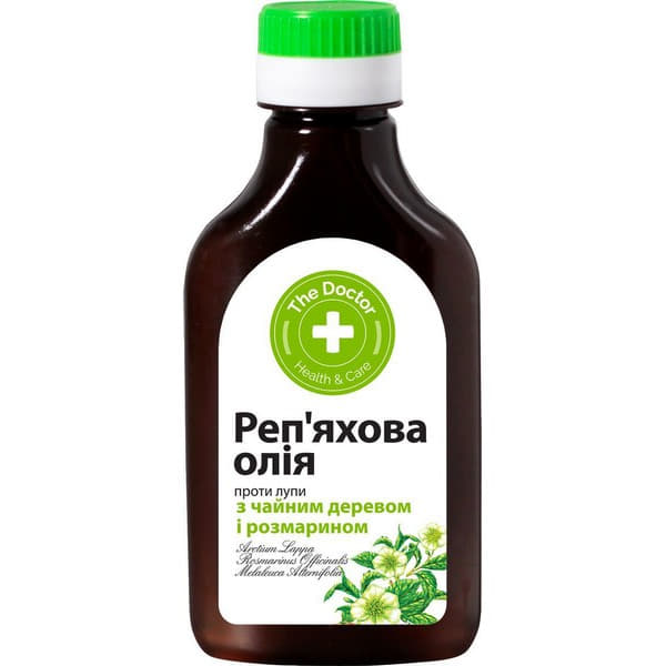 *Олія Домашній Доктор реп'яхова чайне дерево і розмарин 100 мл