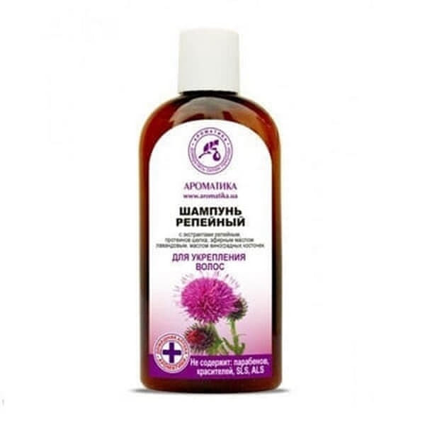 *Шампунь Ароматика реп'яховий зміцнюючий 200 мл
