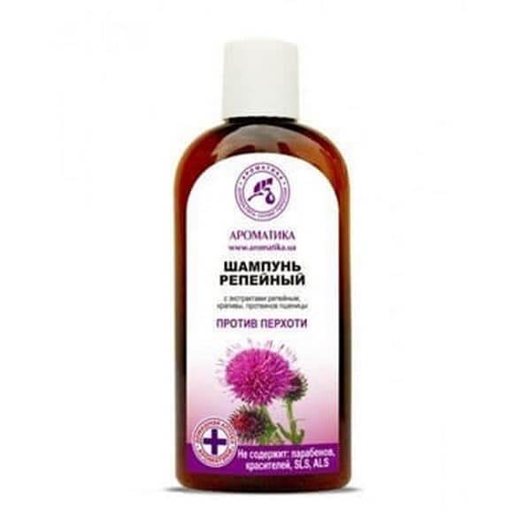 *Шампунь Ароматика реп'яховий проти лупи 200 мл