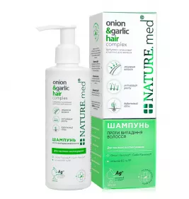 Шампунь Nature.med. Цибулево-часниковий комплекс для волосся 200мл