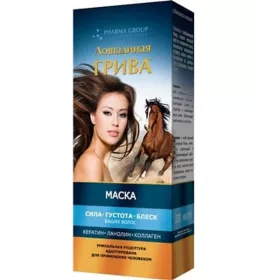 *Маска Кінська грива зміцнююча для волосся 200 мл