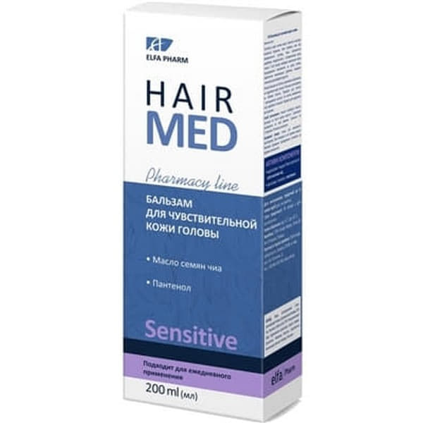 *Эльфа Бальзам Hair Med д/чувств. кожи головы 200мл