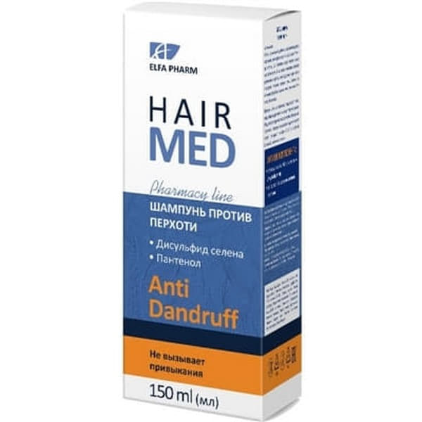 *Эльфа Шампунь Hair Med против перхоти 150мл *Эльфа Шампунь Hair Med против перхоти 150мл