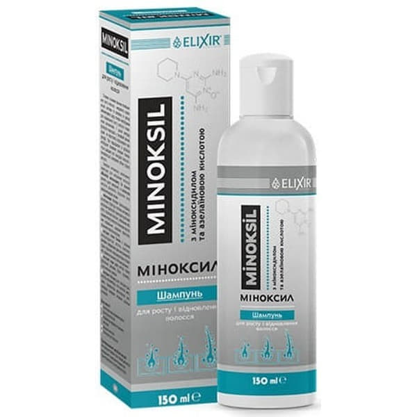 *Minoksil Шампунь для росту волосся 150мл