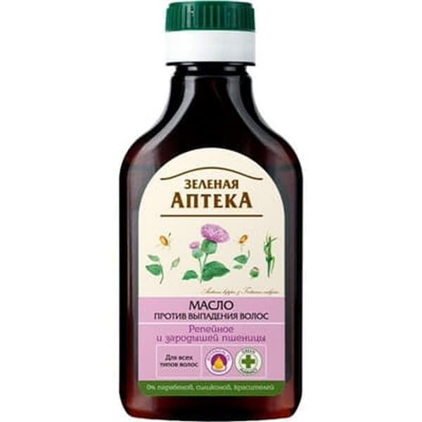 *Зеленая Аптека Олія реп'яхова із зарод. пшениці п/випадіння волосся 100мл