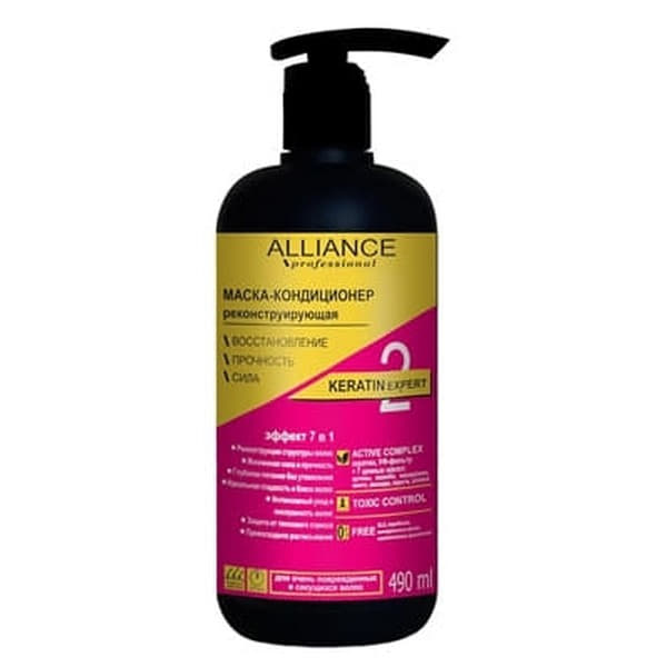 *Alliance Professional маска-кондиц.Keratin Expert 490мл