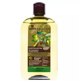 *Green Collection шампунь восстановление и питание 500мл