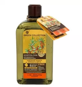 *Green Collection шампунь защита и яркость цвета 500мл