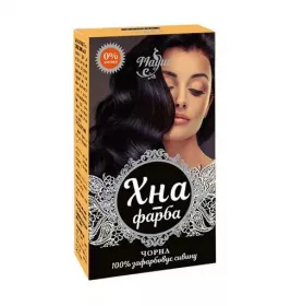 *Краска Mayur хна д/волос черная 25г