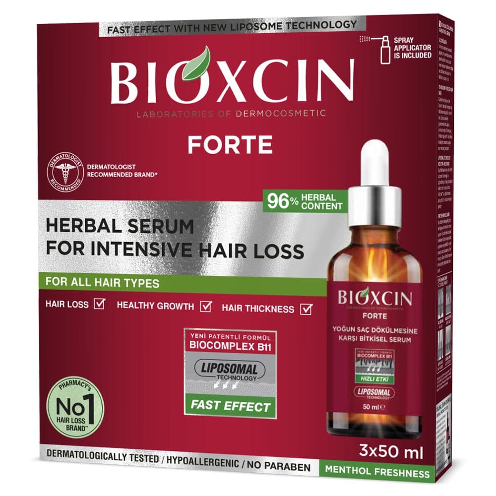 Сыворотка для волос Биоксин Форте против выпадения волос 50мл*3