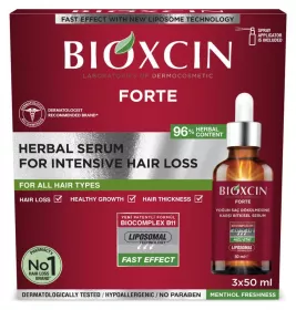 Сыворотка для волос Биоксин Форте против выпадения волос 50мл*3