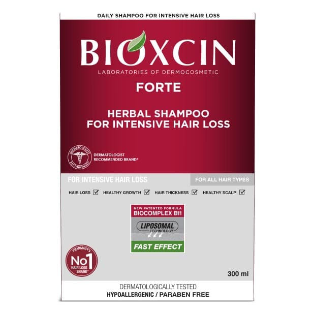Шампунь для волос Биоксин Форте против интенсивого выпадения д/всех типов волос 300мл
