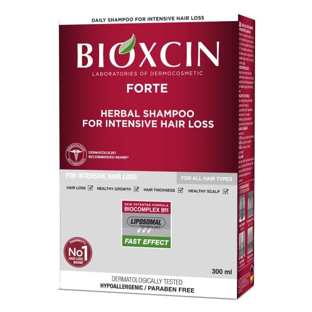 Шампунь для волос Биоксин Форте против интенсивого выпадения д/всех типов волос 300мл