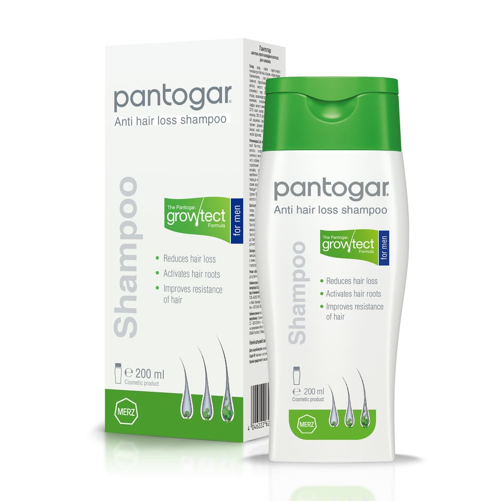 Шампунь Пантогар проти випадіння волосся для чоловіків 200мл