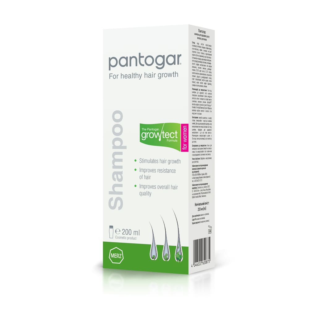 Шампунь Пантогар проти випадіння волосся для жінок 200мл