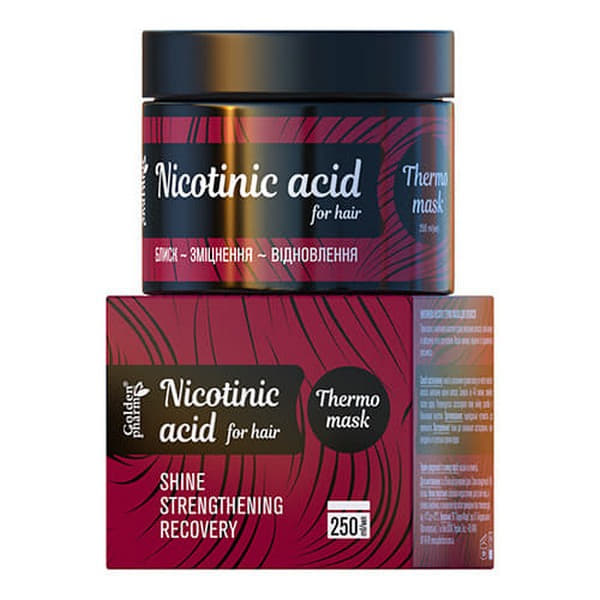 *Термо-маска для волосся нікотинова к-та 250мл Голден-фарм
