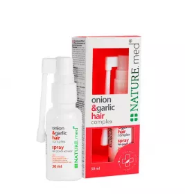 *Спрей для волосся Nature.med проти випадіння Цибулево-часночниковий комплекс 30мл