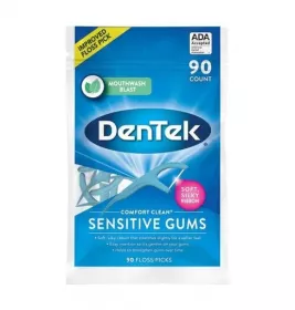 *Флосc-зубочистка DenTek Комфортное очищение 90шт