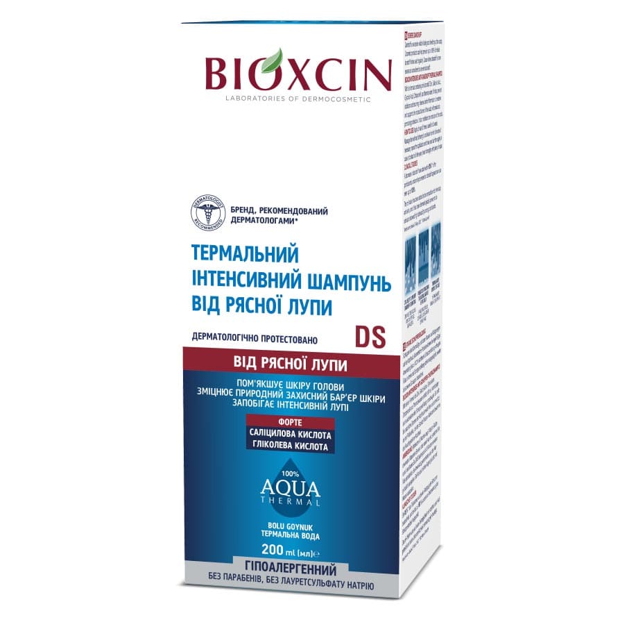 Шампунь для волос Биоксин Aqua Thermal интенсивный против перхоти 200мл