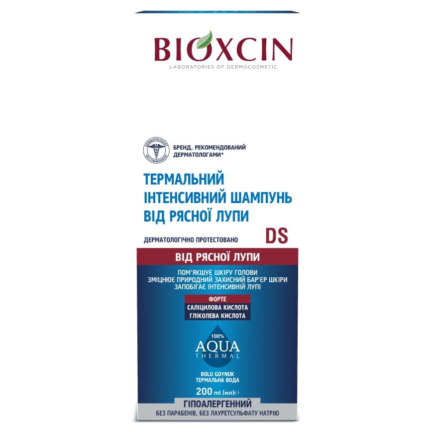 Шампунь для волос Биоксин Aqua Thermal интенсивный против перхоти 200мл