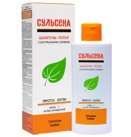 Шампунь-пілінг з натуральним скрабом Сульсена 150 мл