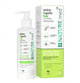 Бальзам «Nature.med. Цибулево-часниковий комплекс для волосся. Бальзам-інтенсив» 200мл туба