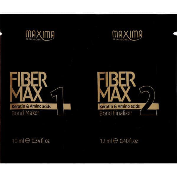 *Maxima Fiber Max Набор сыворотка + крем 10*12 мл для кератинового відновлення волосся