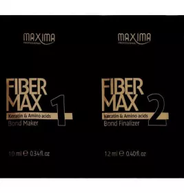 *Maxima Fiber Max Набор сыворотка + крем 10*12 мл для кератинового відновлення волосся