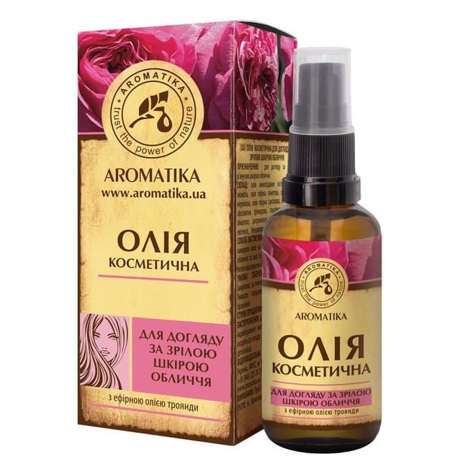 Олія Ароматика косметична для догляду за зрілою шкірою обличчя 50мл