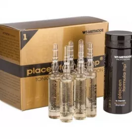 *Набір Placen formula Засіб д/вол.HP №1 амп.10мл №6+Шампунь д/об`єму та пружності послабл.волосся 100мл