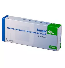 *Аторис табл. п/о 40 мг №30