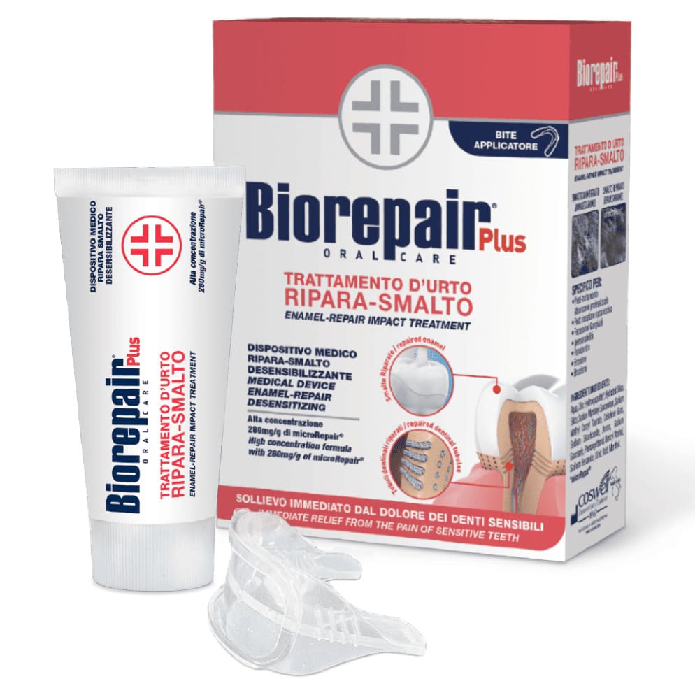 Десенситайзер BIOREPAIR PLUS Комплект Гель 50мл + капа Десенситайзер BIOREPAIR PLUS Комплект Гель 50мл + капа