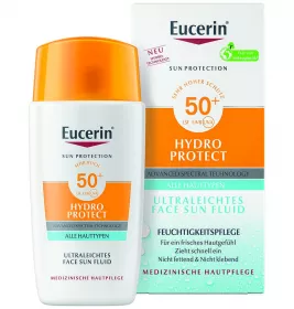 Флюїд Eucerin 66961 Гідро Протект сонцезахисний ультралегкий зволожуючий SPF50+ 50мл
