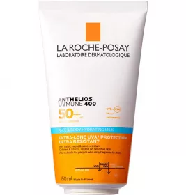 *Молочко La Roche-Posay Антгеліос сонцезахисний UVA 400 водост зволожувач для обличчя та тіла SPF50+ 150 мл