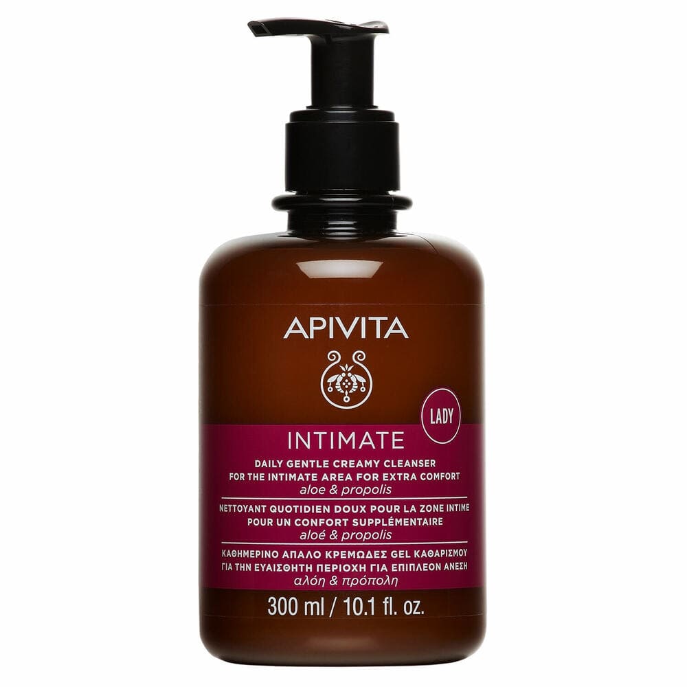 Гель Apivita Intimate для интимной гигиены Дополнительный комфорт 300мл