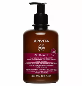 Гель Apivita Intimate для интимной гигиены Дополнительный комфорт 300мл