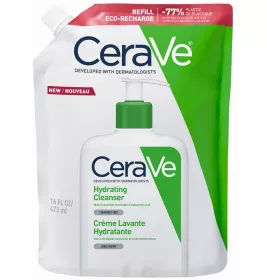 Емульсія CeraVe Очищаюча зволож. д/нормальної та сухої шкіри обличчя і тіла 473мл змінний блок