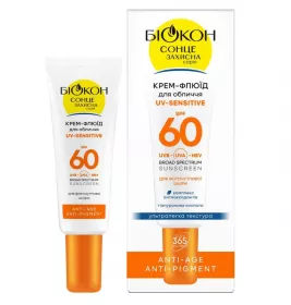 *Крем-флюид Биокон UV-Sensitive для фоточувств. кожи лица SPF60 25мл