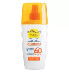 *Спрей Біокон UV-Sensitive для безпечної засмаги фоточутл.шкіри SPF60 160мл
