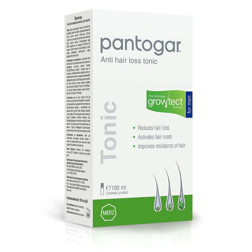 Тоник Пантогар против выпадения волос для мужчин 100мл