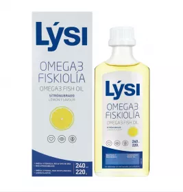 Омега-3 LYSI со вкусом лимона стекл. флак. 240мл